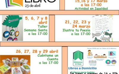 Programa de actividades culturales de la Biblioteca Pública Municipal para los meses de marzo y abril 2022