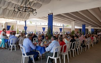Los mayores de Cañete de las Torres disfrutan ya de la Feria Real de San Miguel con el tradicional almuerzo de convivencia