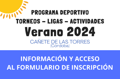 programa actividades deportes verano 2024
