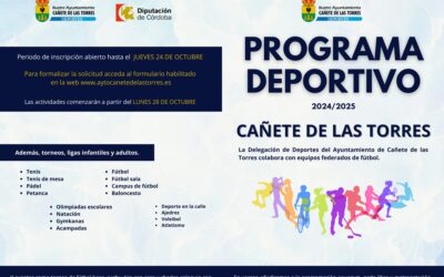 Programa Deportivo 2024/2025 Cañete de las Torres